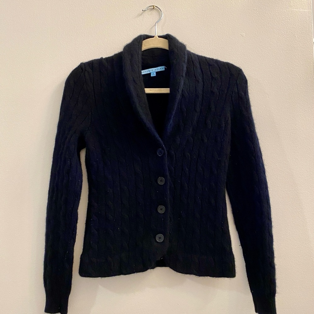 Antonio Melani 100% Cashmere Cardigan Size Small